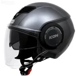 کلاه کاسکت بدون فک استادز مدل iCON SHINE GRAY