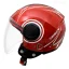 خرید ‏کلاه کاسکت بدون فک استادز مدل URBAN SUPER RED BLACK WHITE