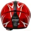 عکس ‏کلاه کاسکت بدون فک استادز مدل URBAN SUPER RED BLACK WHITE