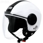 کلاه کاسکت بدون فک استادز مدل URBAN SUPER WHITE BLACK LINE