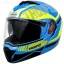 ‏کلاه کاسکت فک متحرک استادز مدل TROOPER D1 BLUE PHOSPHORIC