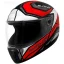 کلاه کاسکت فک متحرک استادز مدل NINJA ELITE MATT BLACK RED SILVER