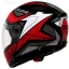 عکس کلاه کاسکت فک متحرک استادز مدل NINJA ELITE MATT BLACK RED SILVER