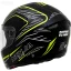 قیمت کلاه کاسکت فک متحرک استادز مدل NINJA ELITE BLACK PHOSPHORIC WHITE
