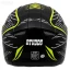 عکس کلاه کاسکت فک متحرک استادز مدل NINJA ELITE BLACK PHOSPHORIC WHITE