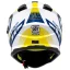 پشت کلاه کاسکت ادونچری سومان مدل M10 FUSION BLUE YELLOW