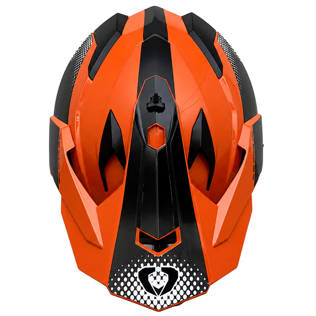 خرید کلاه کاسکت ادونچری سومان مدل M10 FUSION ORANGE با بهترین قیمت
