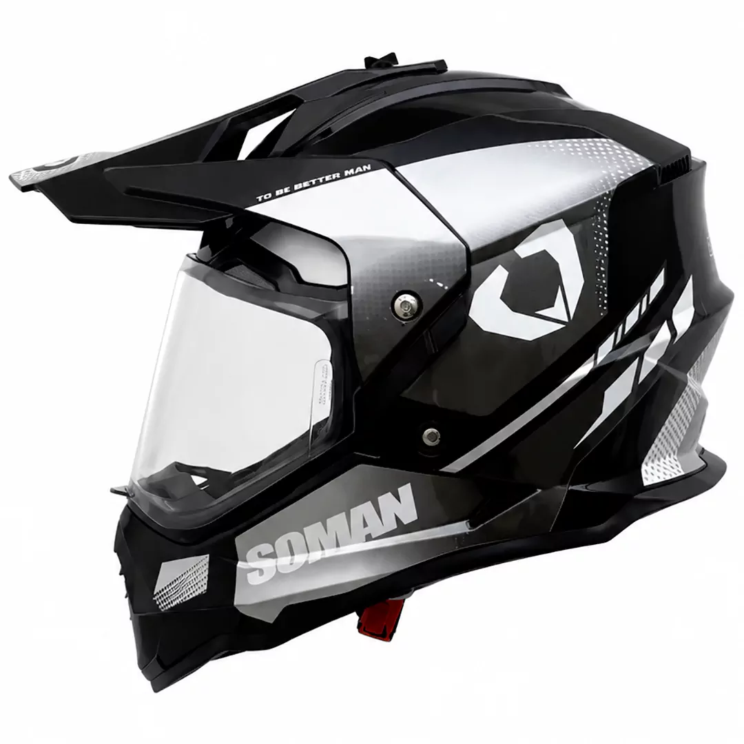 خرید ‏‏کلاه کاسکت ادونچری سومان مدل M10 FUSION GRAY