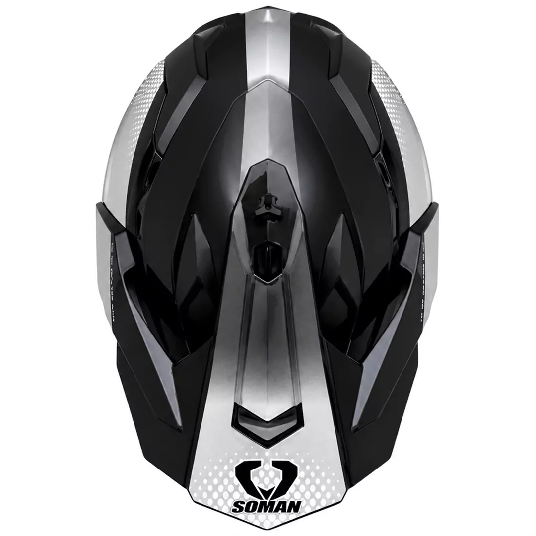 عکس ‏‏کلاه کاسکت ادونچری سومان مدل M10 FUSION GRAY