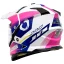 عکس کلاه کاسکت ادونچری سومان مدل M10 FUSION PINK BLUE