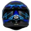 عکس کلاه کاسکت فک ثابت STEELBIRD مدل BLACK BLUE