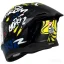 خرید کلاه کاسکت فک ثابت STEELBIRD مدل TSBH57 FIGHTERE BLACK BLUE WHITE YELLOW از نمایندگی