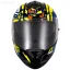 قیمت کلاه کاسکت فک ثابت STEELBIRD مدل TSBH57 FIGHTERE BLACK BLUE WHITE YELLOW