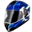 کلاه کاسکت فک ثابت استیل برد مدل TSBH57 FIGHTERE BLUE WHITE