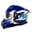خرید کلاه کاسکت فک ثابت استیل برد مدل TSBH57 FIGHTERE BLUE WHITE