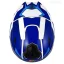 خرید کلاه کاسکت فک ثابت استیل برد مدل TSBH57 FIGHTERE BLUE WHITE با قیمت مناسب