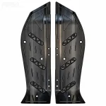 کف پایی فلزی اصلی موتورسیکلت YAMAHA مدل AEROX TITANIUM