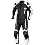 لباس ریسی دو تیکه بوز مدل چرمی WHITE BLACK