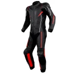 لباس ریسی یک تیکه اس پی ار اس مدل چرمی BLACK WHITE RED