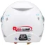 عکس کلاه کاسکت بدون فک بچگانه ردلاین مدل 1-908 BRIGHT WHITE CAT
