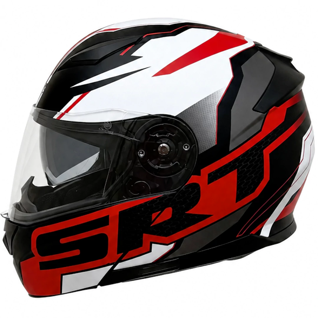 خرید کلاه کاسکت فک متحرک راپیدو مدل 950 MATT SRT BLACK RED 38#B