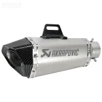 اگزوز 6گوش سایلنسردار آکراپوویچ مدل SILVER CARBON بست دار