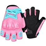 دستکش نیمه دخترانه ار اس اسپورت مدل PINK BLUE