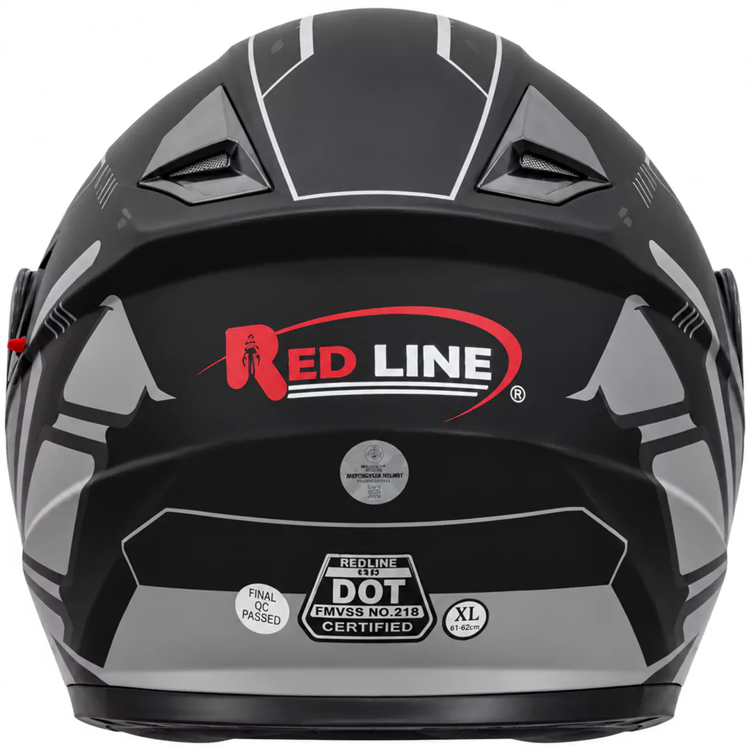خرید کلاه کاسکت فک متحرک REDLINE مدل 29-939 MATT BLACK GRAY PHANTOM از نمایندگی