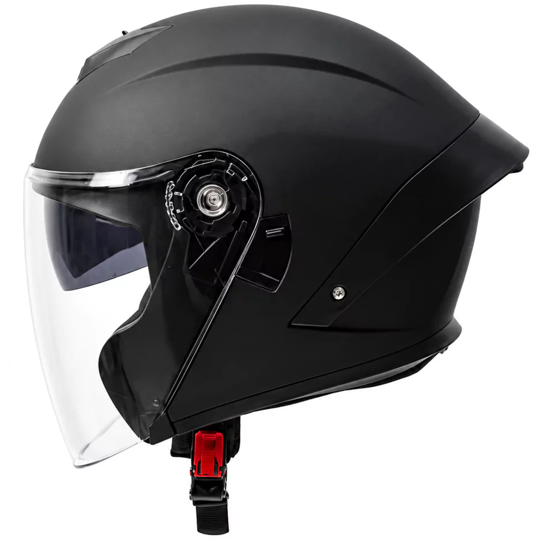 عکس کلاه کاسکت بدون فک ام اس پی مدل 336MATT BLACK