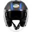 خرید کلاه کاسکت بدون فک ام اس پی مدل 336MATT BLACK BLUE با قیمت مناسب
