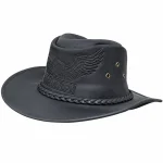 کلاه هارلی دیویدسون مدل COWBOY BLACK جنس چرم