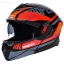 کلاه کاسکت فک متحرک استادز مدل TROOPER D1 BLACK ORANGE