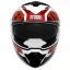 قیمت کلاه کاسکت فک متحرک استادز مدل TROOPER D1 WHITE RED BLUE