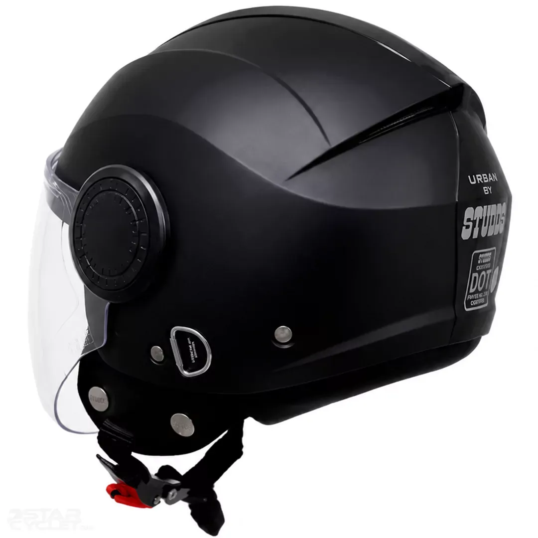 عکس کلاه کاسکت بدون فک استادز مدل URBAN SUPER MATT BLACK