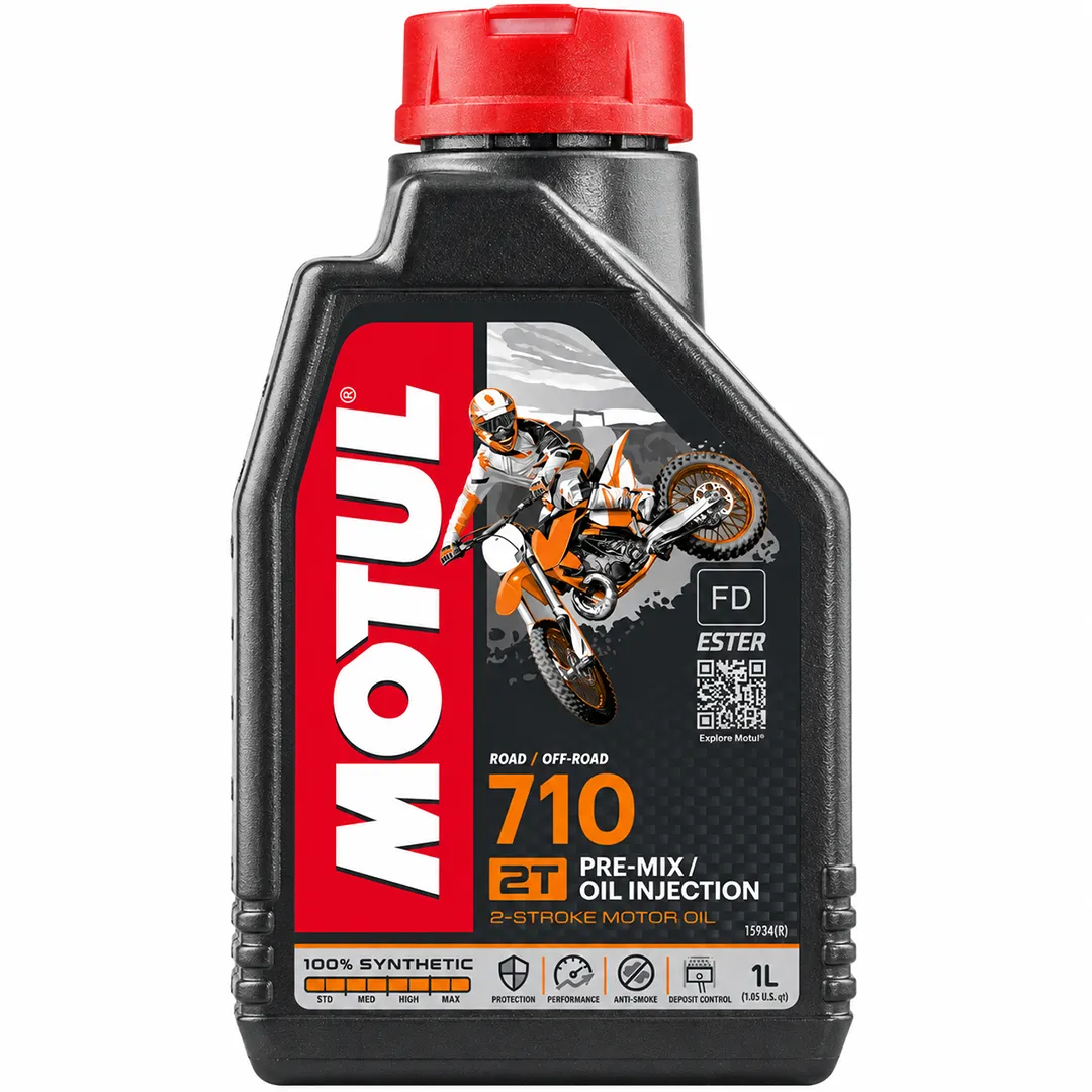روغن موتور 1 لیتری موتول مدل 710 2STROKE