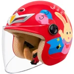 کلاه کاسکت بدون فک بچگانه ردلاین مدل 9-908 BRIGHT RED RABBIT