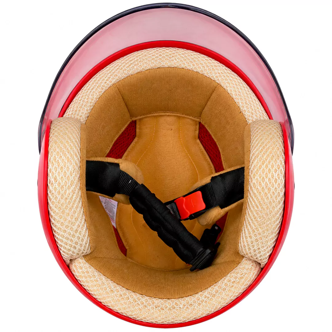 خرید کلاه کاسکت بدون فک بچگانه ردلاین مدل 9-908 BRIGHT RED RABBIT با قیمت مناسب