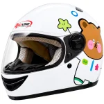 کلاه کاسکت فک ثابت بچگانه ردلاین مدل 11-906 BRIGHT WHITE LITTLE BEAR