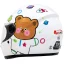 قیمت کلاه کاسکت فک ثابت بچگانه ردلاین مدل 11-906 BRIGHT WHITE LITTLE BEAR