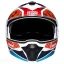 قیمت کلاه کاسکت فک متحرک استادز مدل TROOPER D1 MATT WHITE RED BLUE