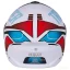 عکس کلاه کاسکت فک متحرک استادز مدل TROOPER D1 MATT WHITE RED BLUE