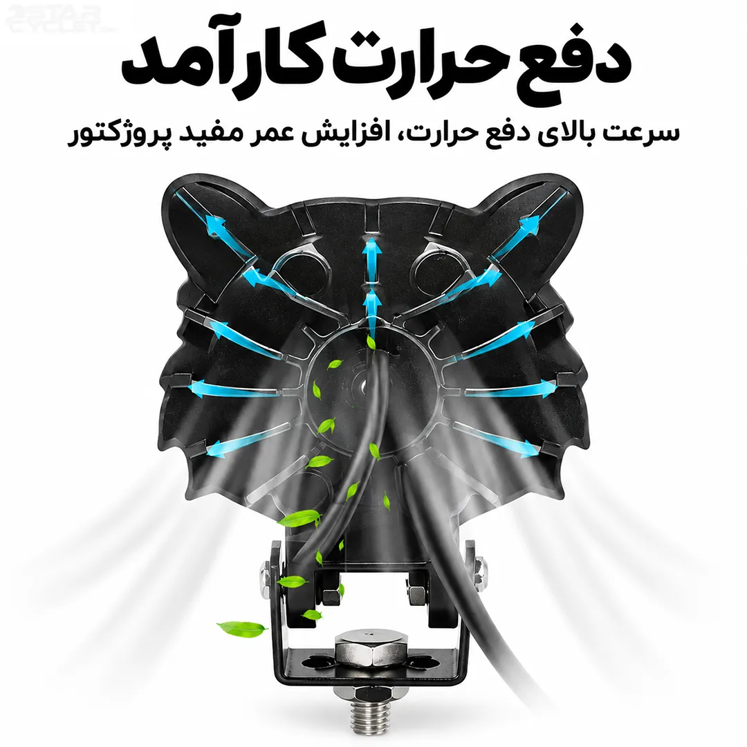 خرید پروژکتور طرح گربه P.S.T.C مدل FOGLAMP XYU-T0027 از نمایندگی