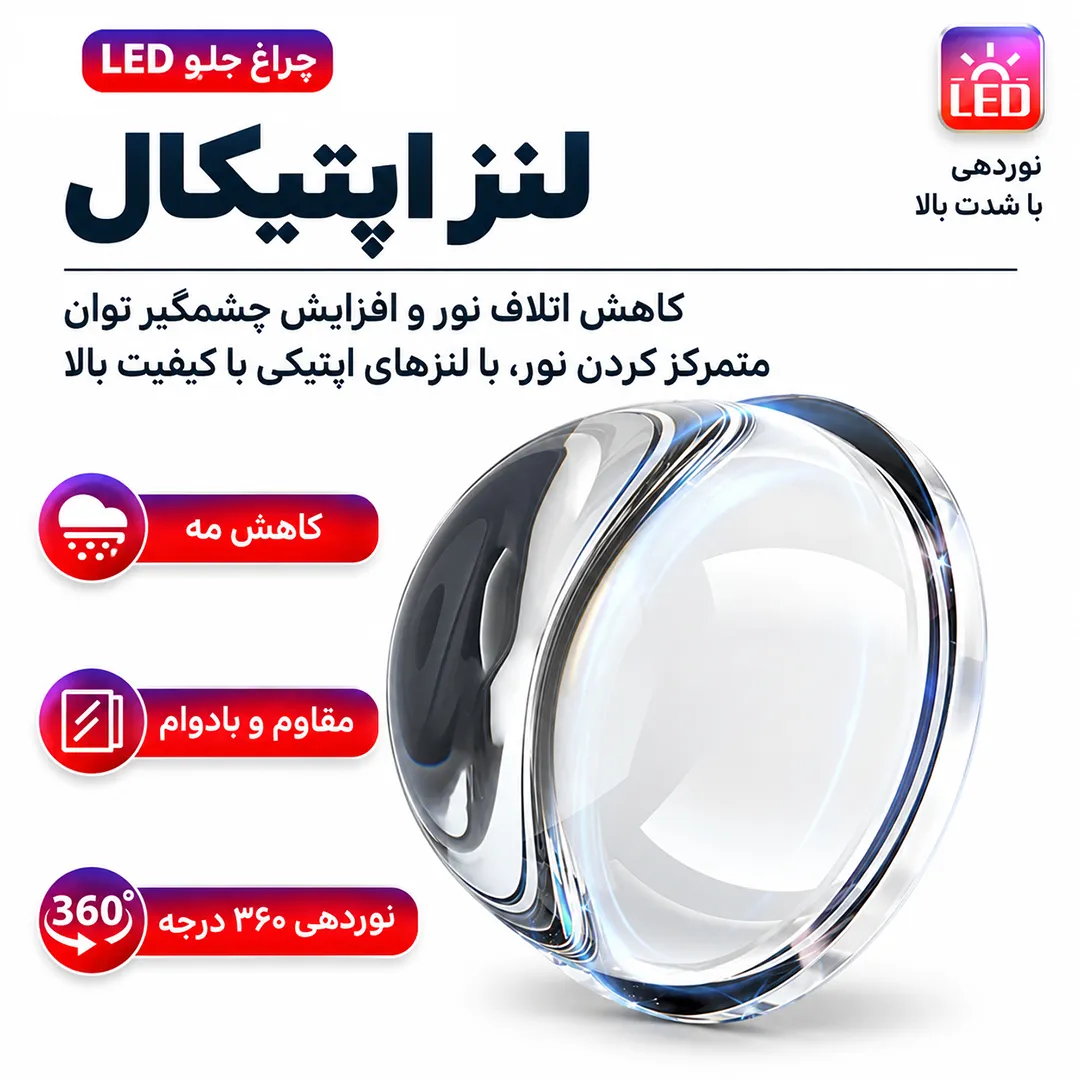 خرید پروژکتور طرح جغد تک لنز دور نئون P.S.T.C مدل WORK LAMP XYU-B30 از نمایندگی