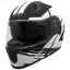 کلاه کاسکت فک متحرک DA1 مدل 105MATT BLACK GRAPHIC WHITE