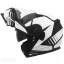 خرید کلاه کاسکت فک متحرک DA1 مدل 105MATT BLACK GRAPHIC WHITE