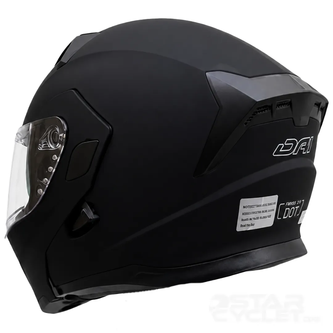 خرید کلاه کاسکت فک متحرک DA1 مدل 106MATT BLACK از نمایندگی