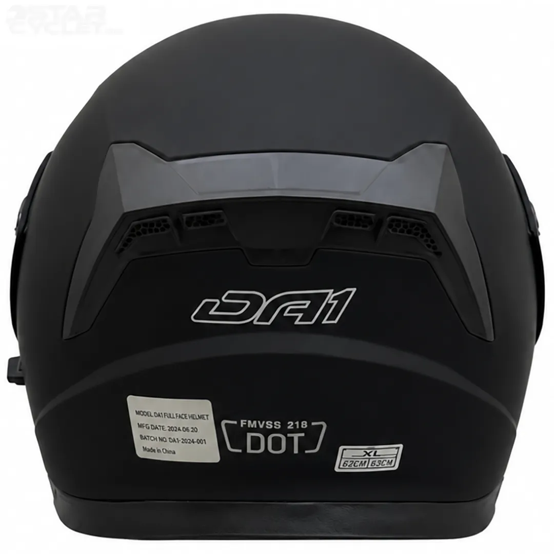 خرید کلاه کاسکت فک متحرک DA1 مدل 106MATT BLACK با قیمت مناسب