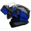 خرید کلاه کاسکت فک متحرک دی ای وان مدل 106MATT BLACK GRAPHIC BLUE