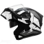 خرید کلاه کاسکت فک متحرک DA1 مدل 106MATT BLACK GRAPHIC WHITE