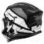خرید کلاه کاسکت فک متحرک DA1 مدل 106MATT BLACK GRAPHIC WHITE از نمایندگی